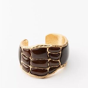Zara Gold and Dark Brown Bracelet